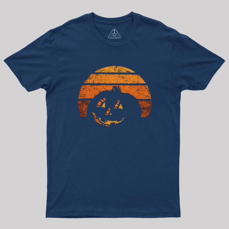 Pumpkin Silhouette Geek T-Shirt