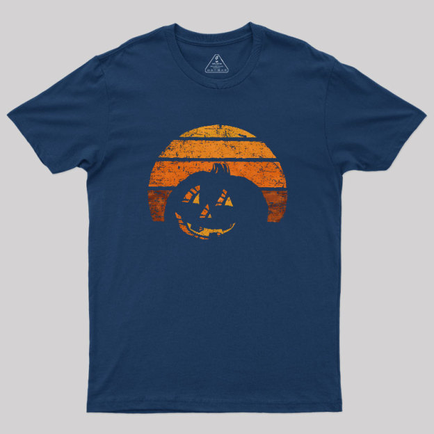 Pumpkin Silhouette Geek T-Shirt