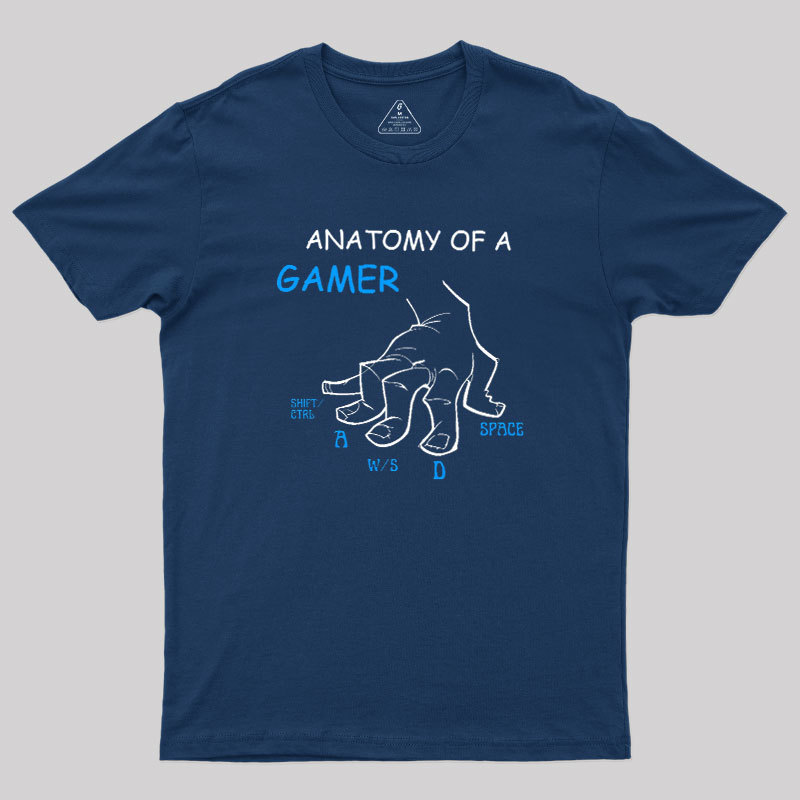 Anatomy Of A Gamer Geek T-Shirt