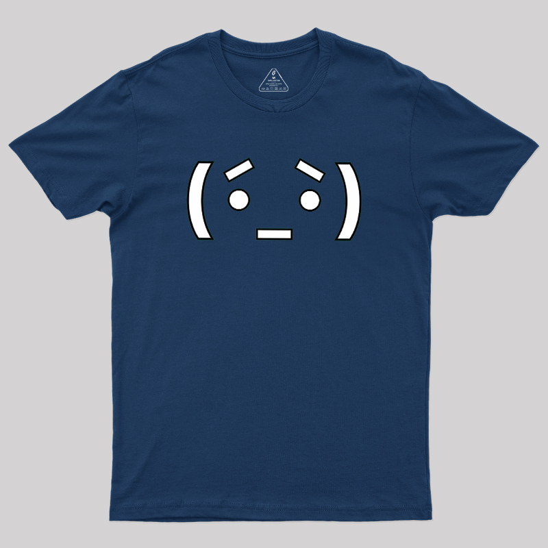 Nerdy Anime Emoticon Geek T-Shirt