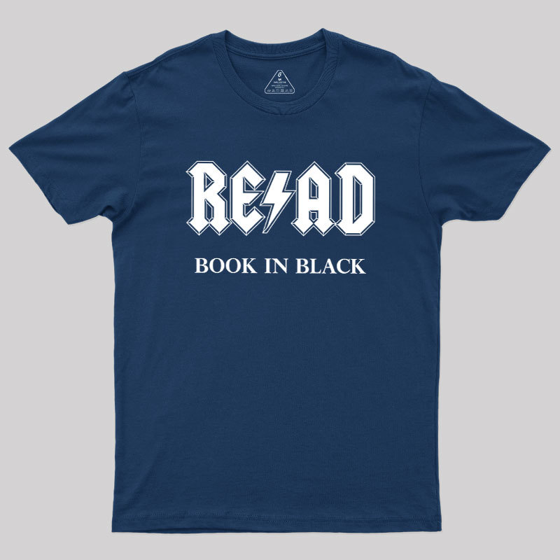 RE/AD - Book In Black Geek T-Shirt