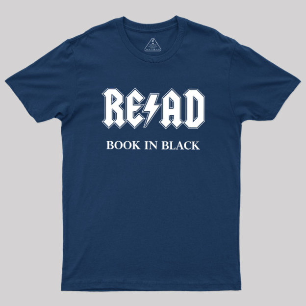RE/AD - Book In Black Geek T-Shirt