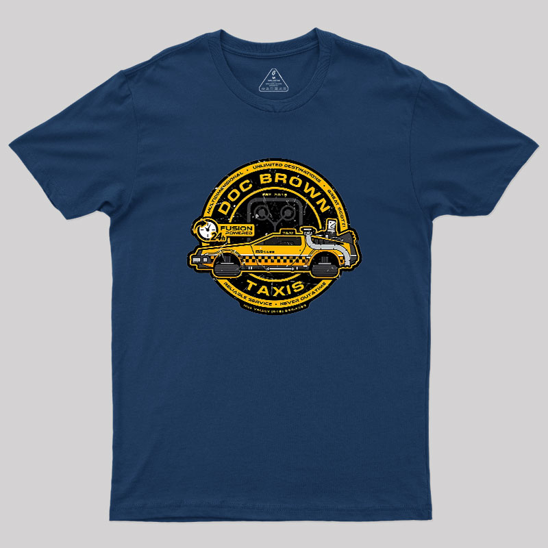 Doc Brown Taxis Geek T-Shirt