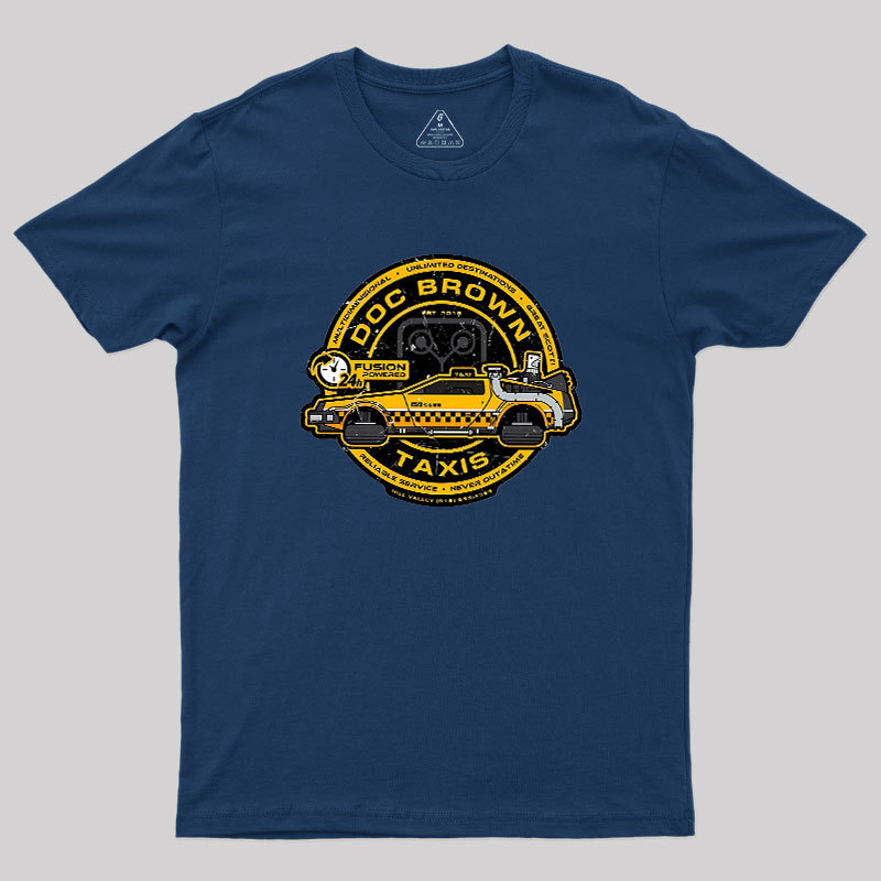 Doc Brown Taxis Geek T-Shirt
