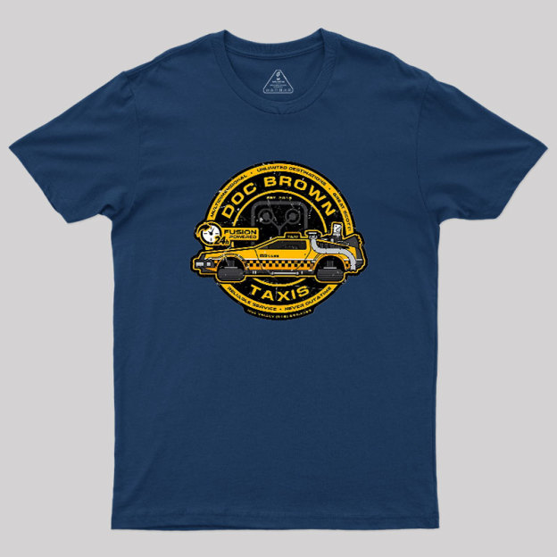 Doc Brown Taxis Geek T-Shirt