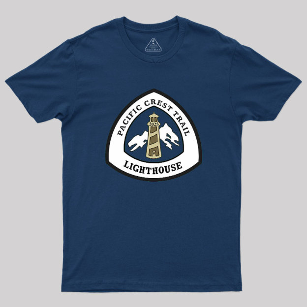Lighthouse's 2025 PCT Trek Geek T-Shirt