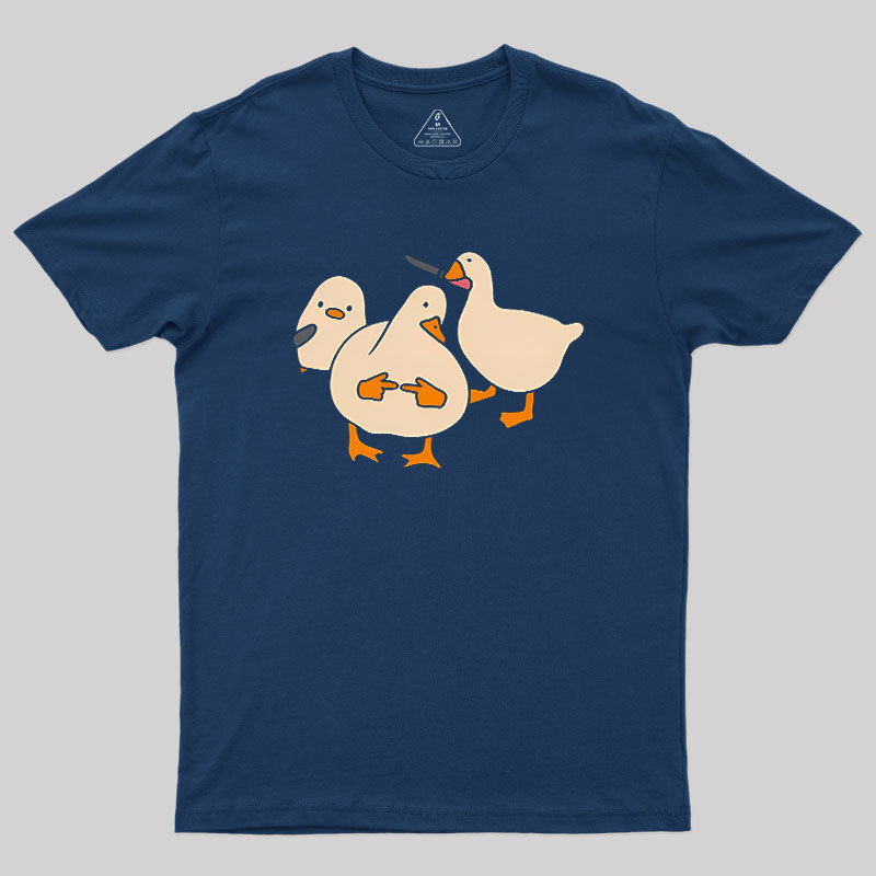 Duck Drama Artwork Geek T-Shirt