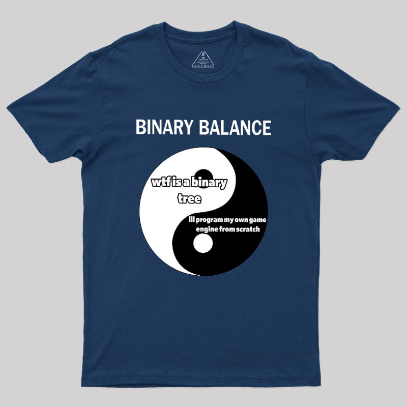 Binary Balance Geek T-Shirt