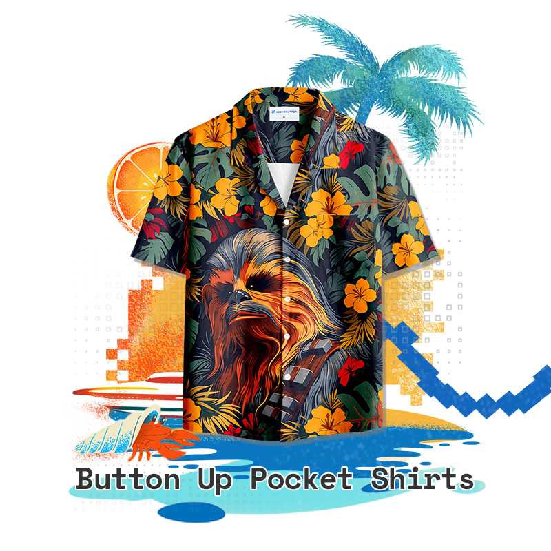 Button Up Pocket Shirts