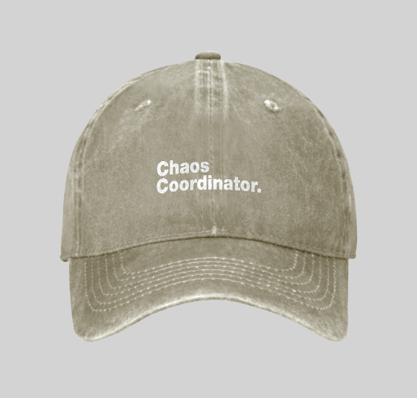 Chaos Coordinator Classic Washed Vintage Baseball Cap
