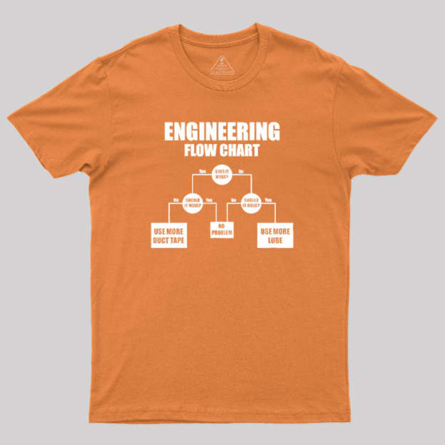 Engineers Flow Chart T-Shirt