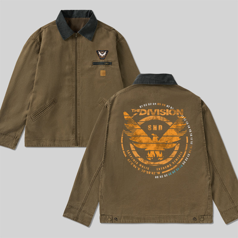 MUVEIL WORKスタジャン38 VenomQuiltedSatinJacketFront.