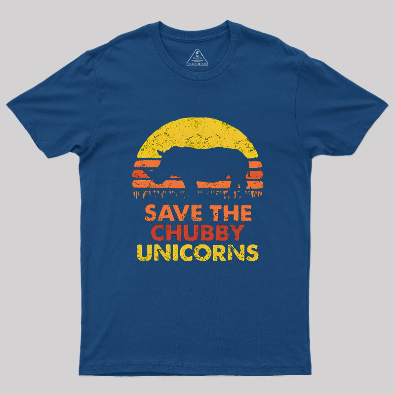 Save The Chubby Unicorns Geek T-Shirt