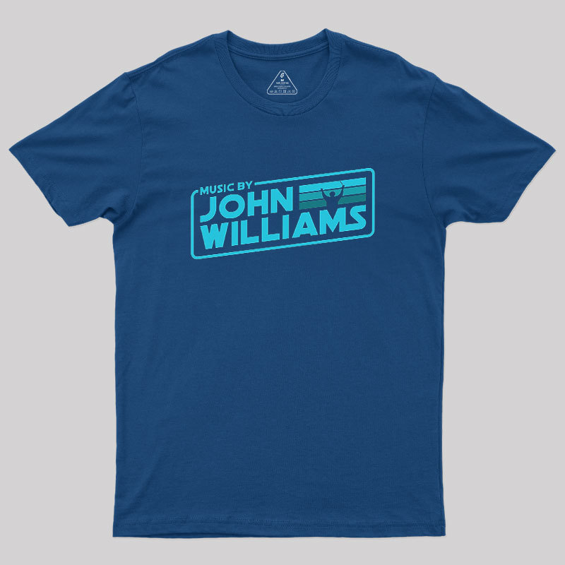 Music by John Williams Blue Shadow Geek T-Shirt