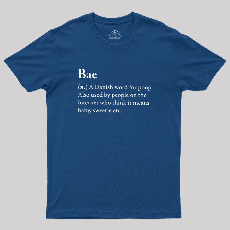 Bac Funny Glossary Geek T-Shirt