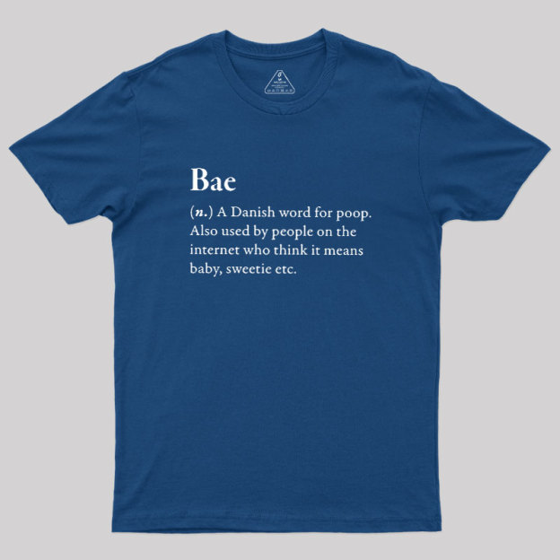 Bac Funny Glossary Geek T-Shirt