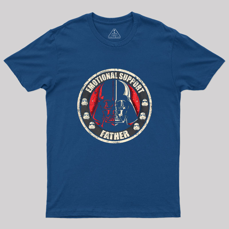Emotional Support Father Geek T-Shirt