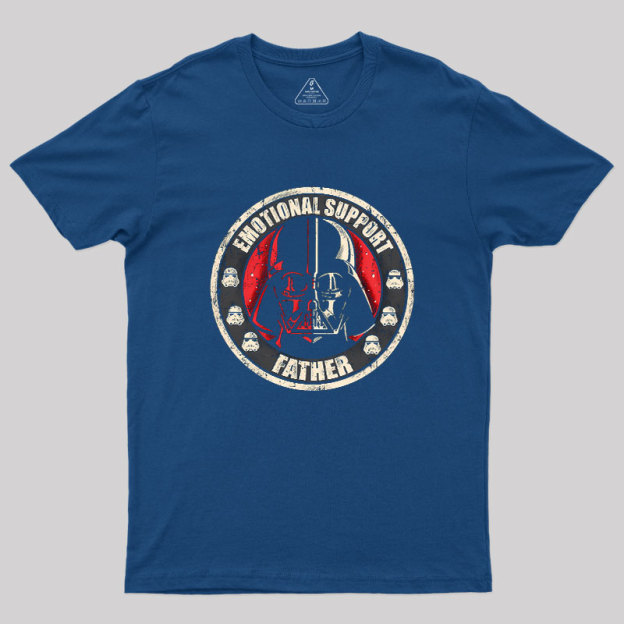 Emotional Support Father Geek T-Shirt