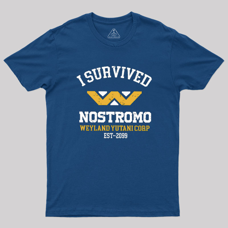 I Survived Nostromo Geek T-Shirt