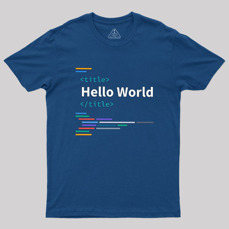 Developer Hello World Geek T-Shirt