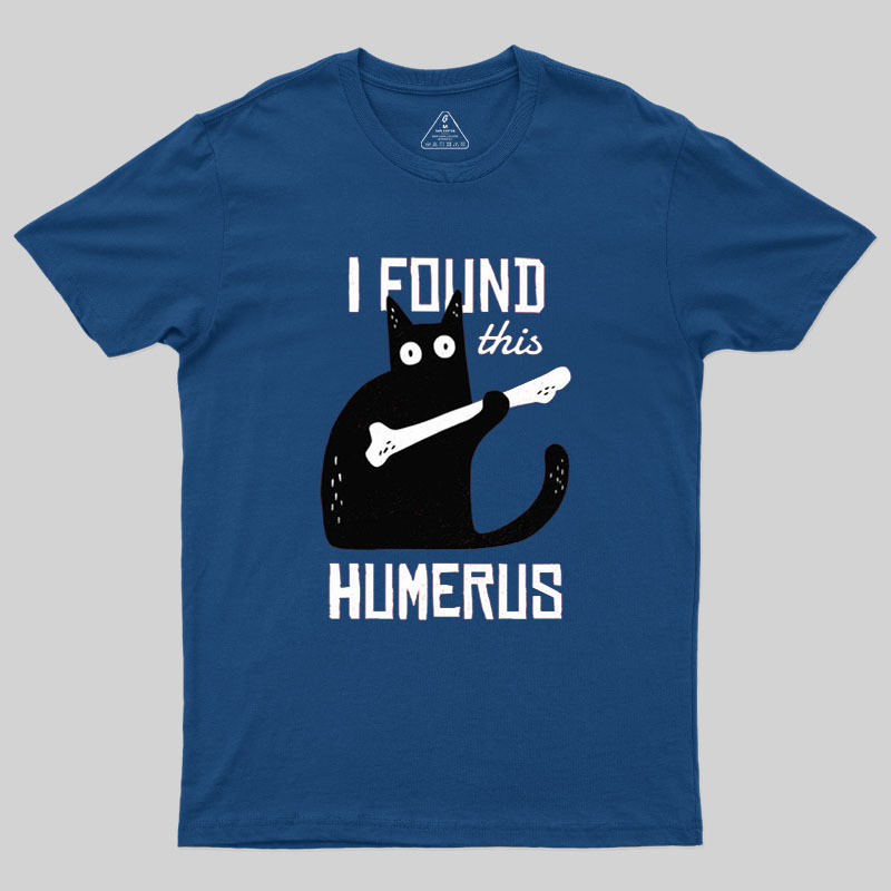 Cat With A Bone Geek T-Shirt