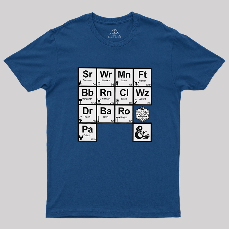 All Elements Dungeons & Dragons Geek T-Shirt