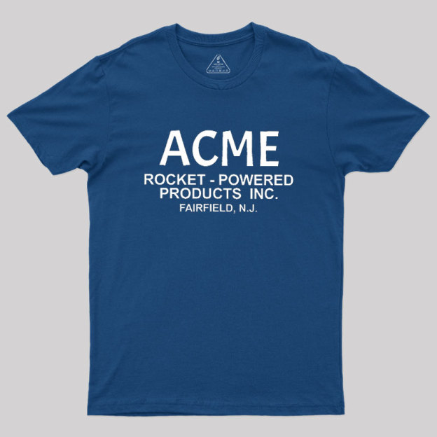 Acme Rocket Powered Geek T-Shirt