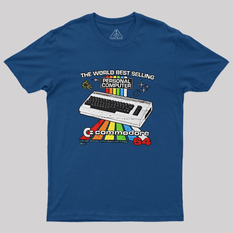 Retro Games Commodore 64 Personal Computer Geek T-Shirt