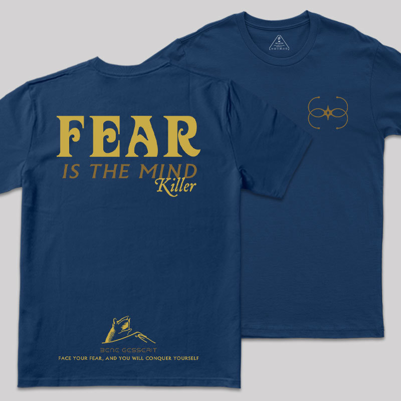 Fear Front and Back Printed Geek T-Shirt
