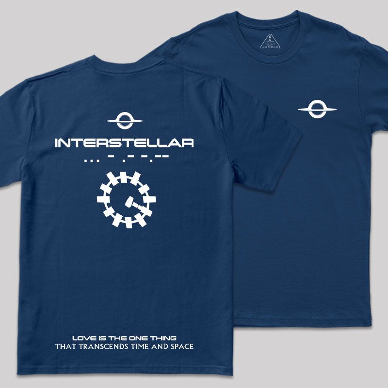 Interstellar Front and Back Printed Geek T-Shirt