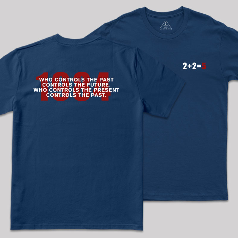 1984 Front and Back Printed Geek T-Shirt
