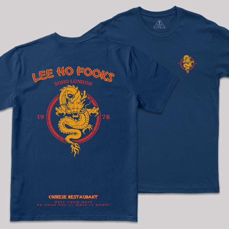 Lee Ho Fooks Vintage Front and Back Printing Geek T-Shirt