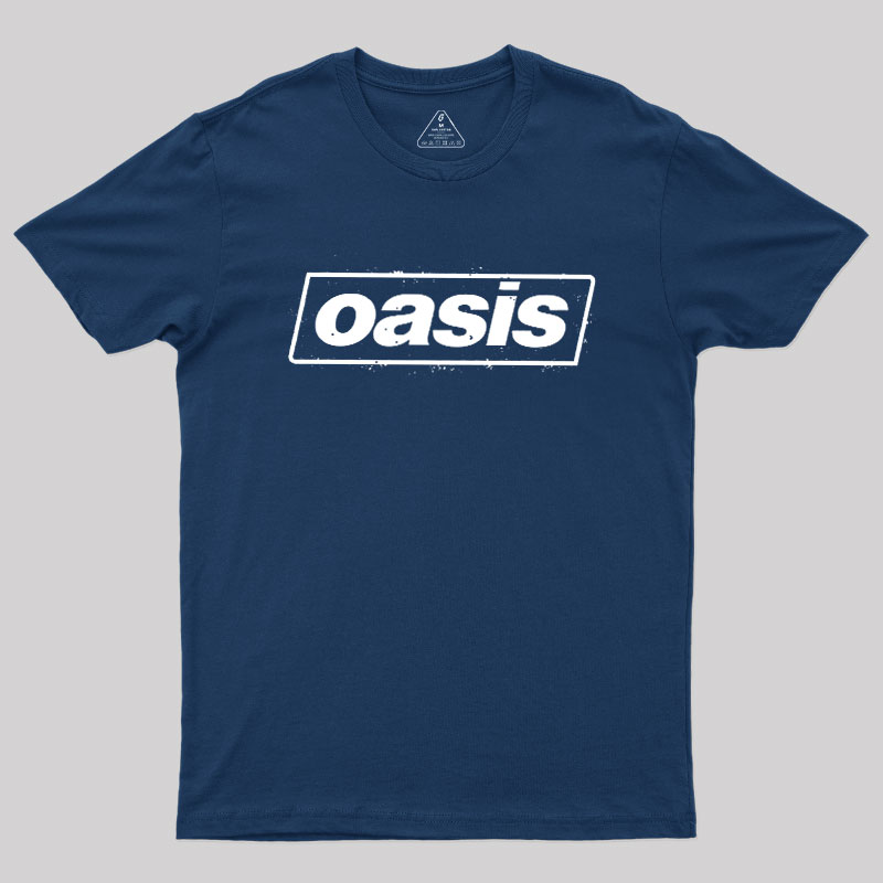 Distressed Oasis Band Geek T-Shirt