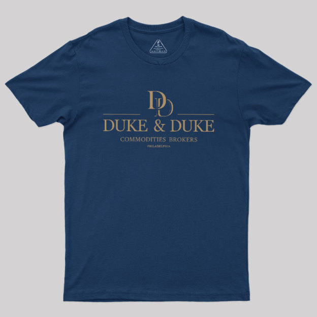 Duke & Duke Commodities Brokers Geek T-Shirt