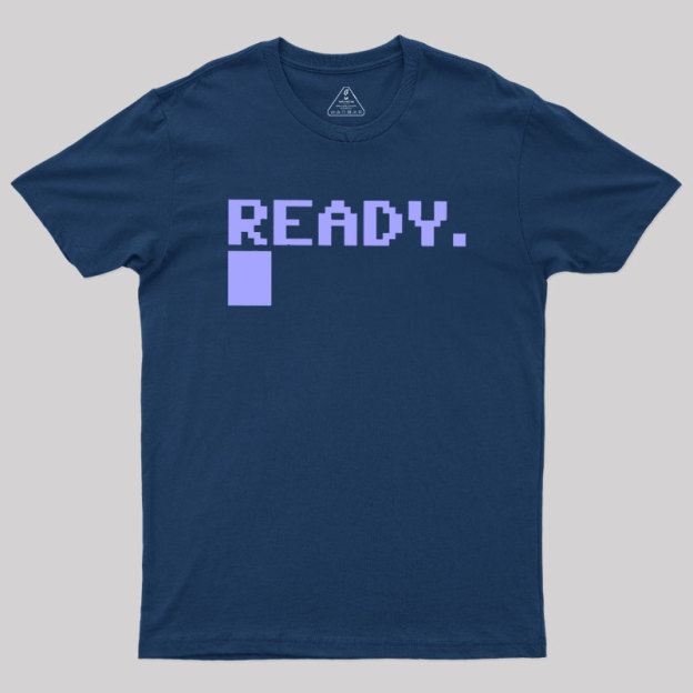 Commodore C64 Ready Geek T-Shirt