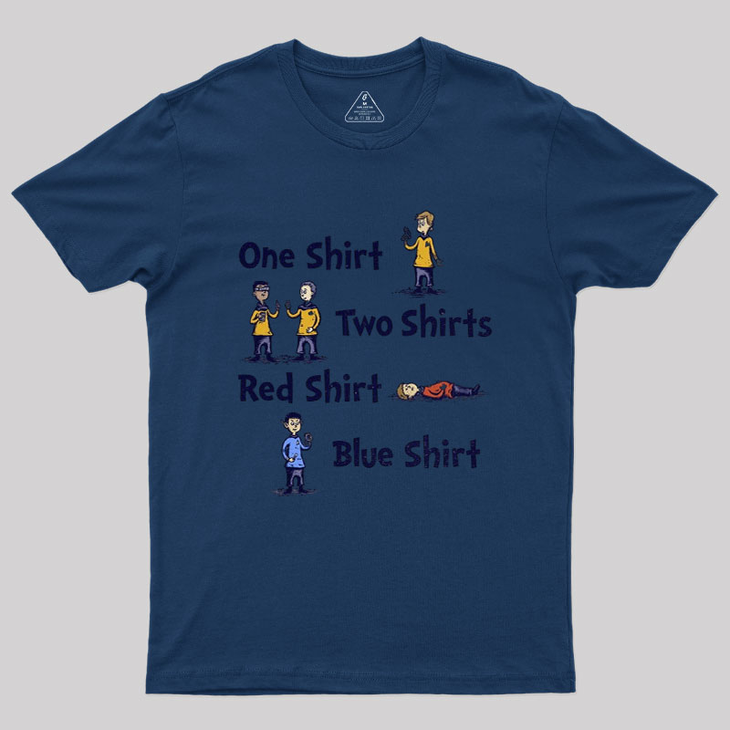 Red Shirt Blue Shirt Geek T-Shirt