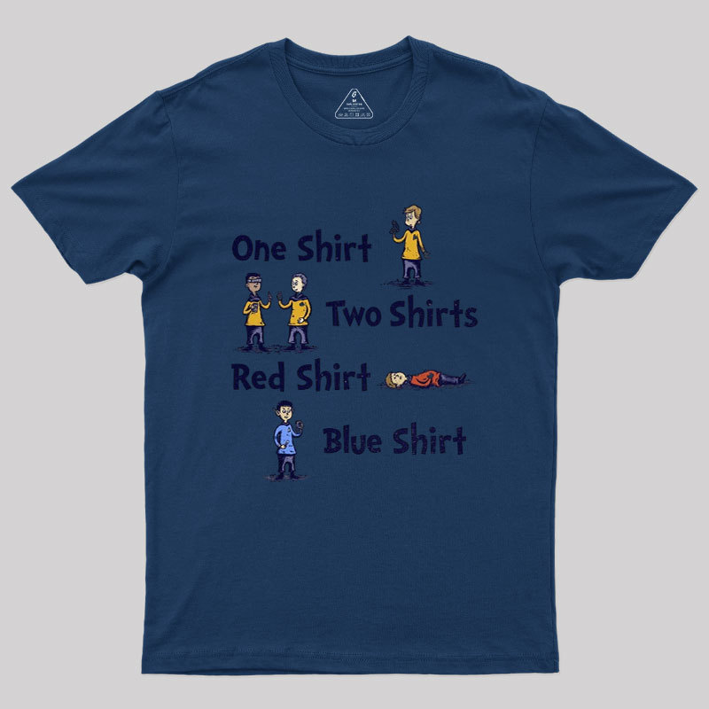 Red Shirt Blue Shirt Geek T-Shirt