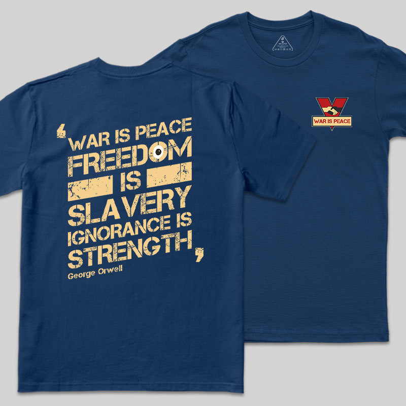 Echoes of Dystopia Front and Back Printed Geek T-Shirt