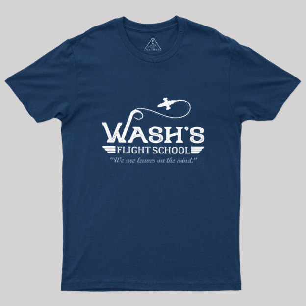Washs Flight School Classic Geek T-Shirt