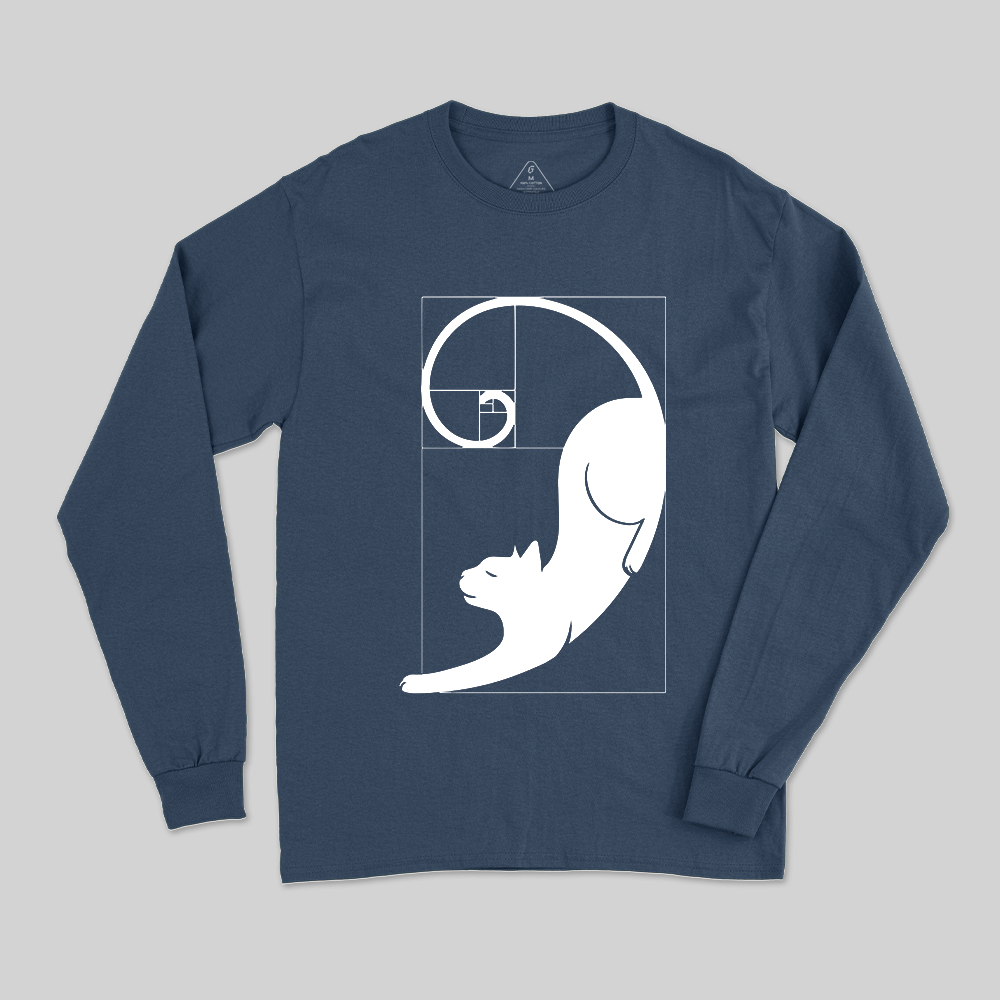 Fibonacci's Cat Long Sleeve T-Shirt