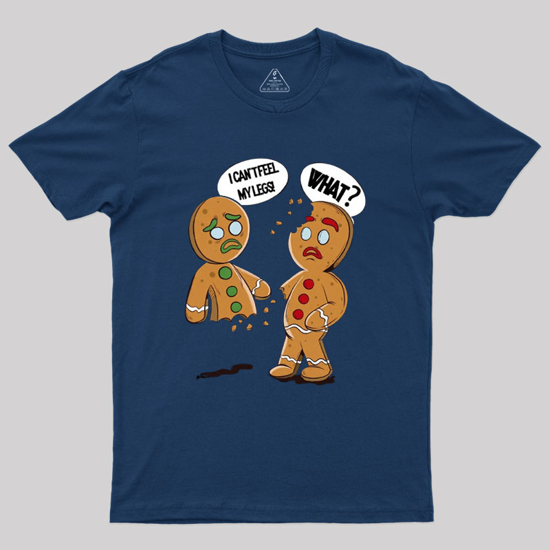 Funny Gingerbread Christmas Geek T-Shirt