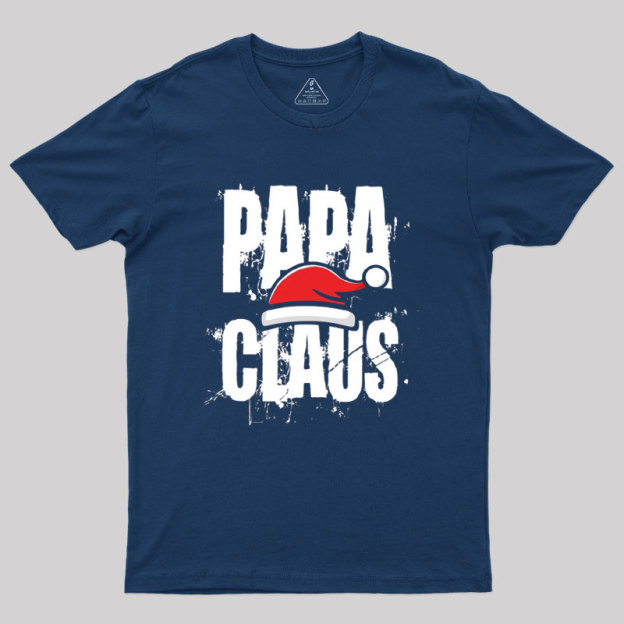Santa Hat Papa Claus Geek T-Shirt
