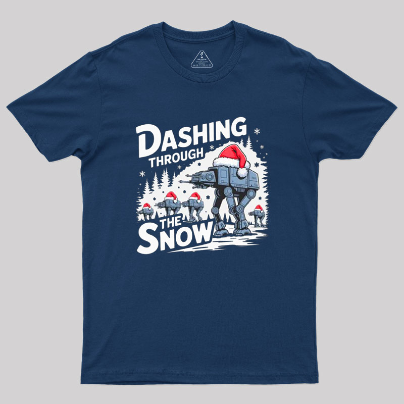Dashing Through The Snow Geek T-Shirt