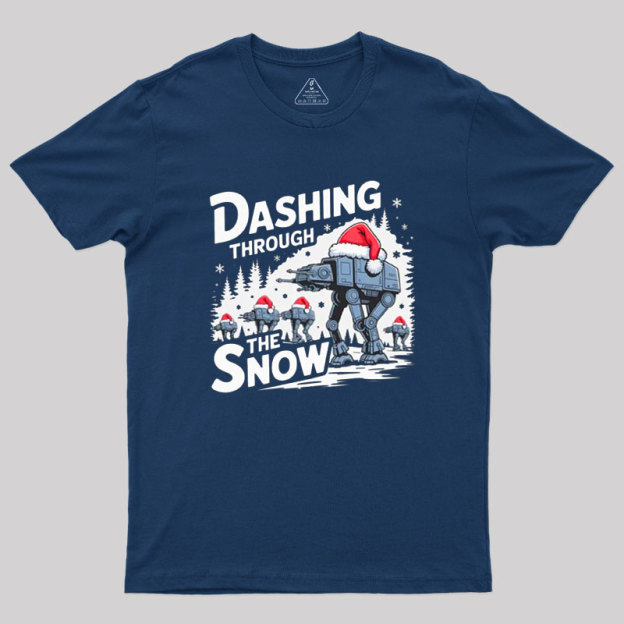 Dashing Through The Snow Geek T-Shirt