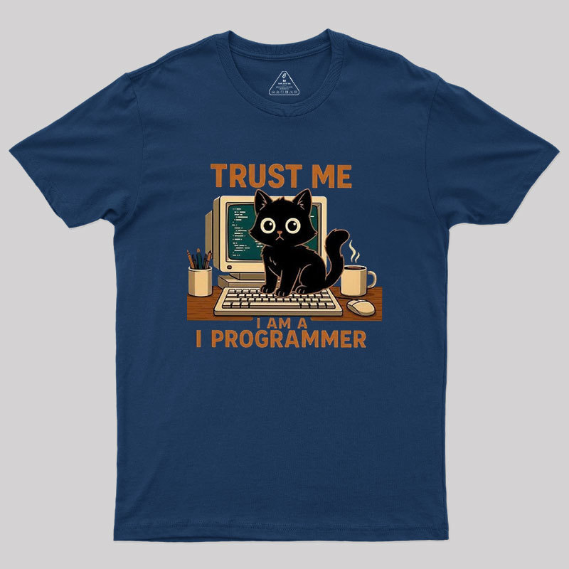 Programmer Cat Geek T-Shirt