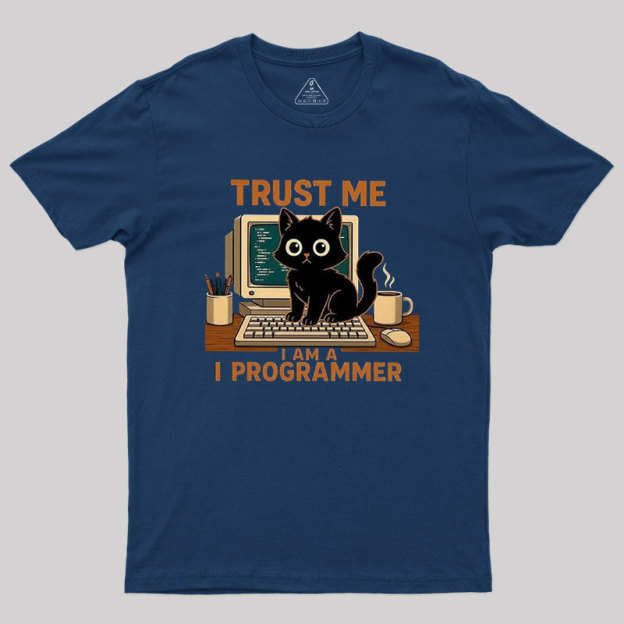 Programmer Cat Geek T-Shirt