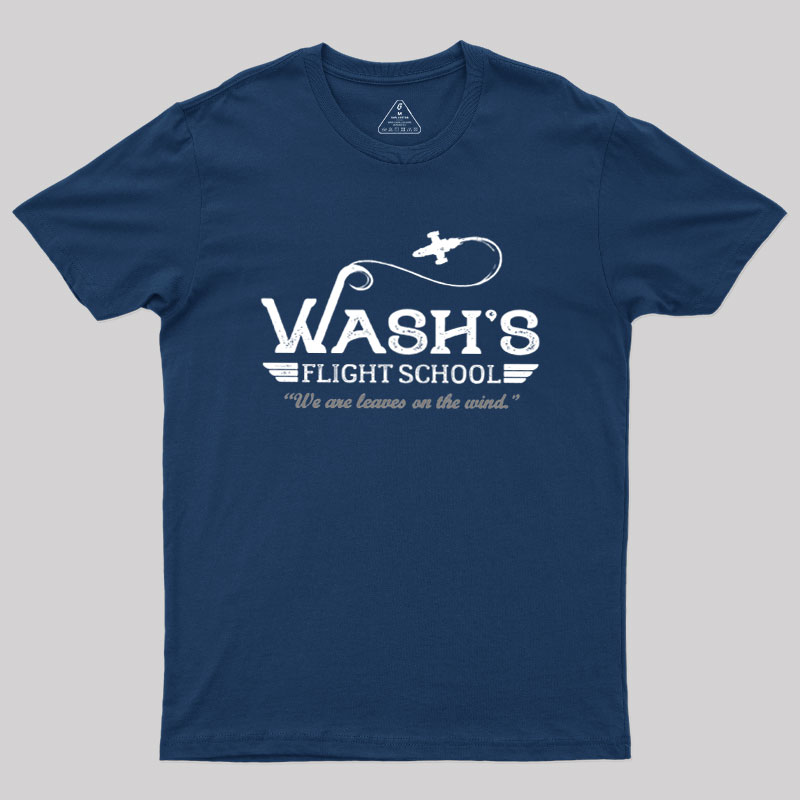 Wash's Flight School Geek T-Shirt