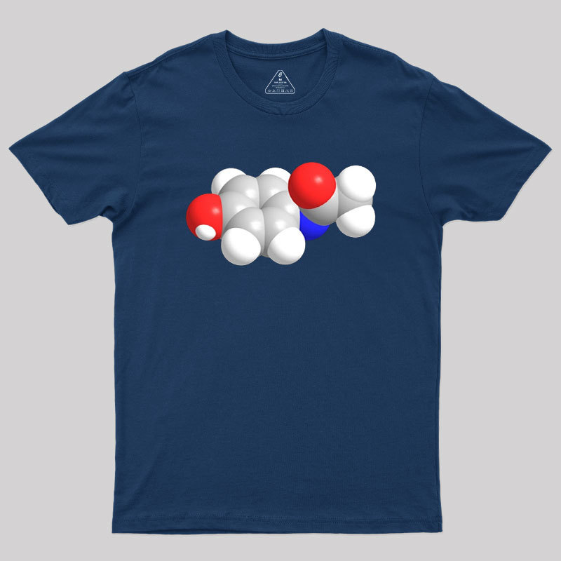 Tylenol Molecule Chemistry Geek T-Shirt