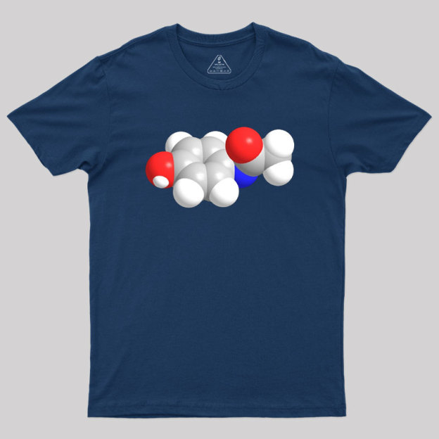 Tylenol Molecule Chemistry Geek T-Shirt