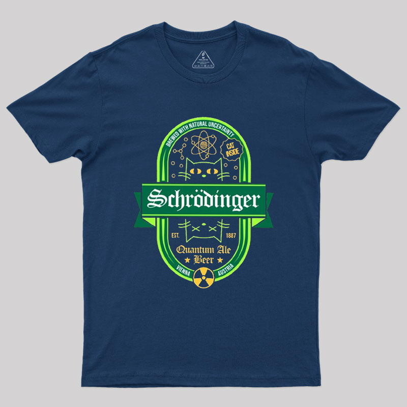Schrodinger Quantum Ale Beer Geek T-Shirt